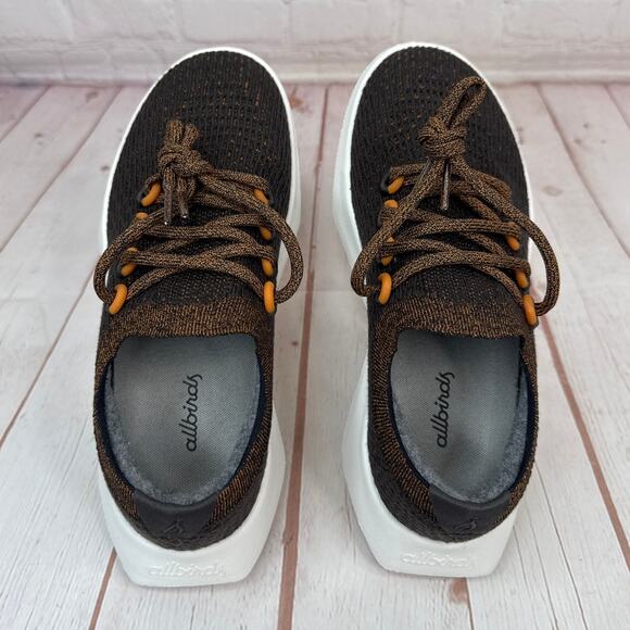 Allbirds Tree Dasher 2 Rich Earth Brown Blizzard Sole Running Shoes Women’s Sz 6 - Picture 8 of 11